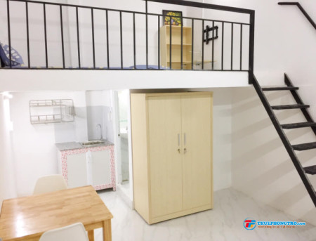 PHÒNG TIỆN NGHI CÓ GÁC MỚI, THANG MÁY, ĐỐI DIỆN ETOWN CỘNG HÒA