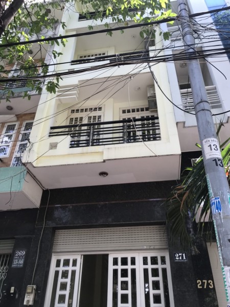Cho thuê phòng 40m2 có máy lạnh wc riêng balcon nhà mặt tiền 271 Đường D2 P25 Q Bình Thạnh