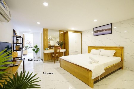 Chính Chủ Cho Thuê Chung Cư-Homestay 2PN FULL NỘI THẤT QUẬN 1.