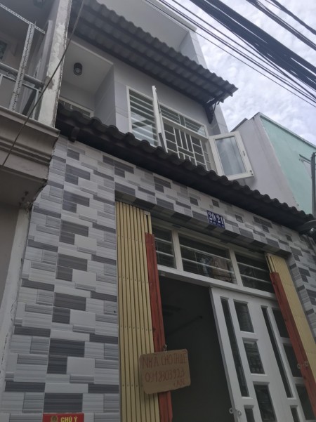 Cho thuê nhà nguyên căn mới xây 1 trệt 2 lầu tại 20/21 Mễ Cốc P15 Q8 giá 6tr/tháng