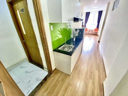 Căn Hộ 28m2 ban công Phan Văn Trị Đầy Đủ Nội Thất