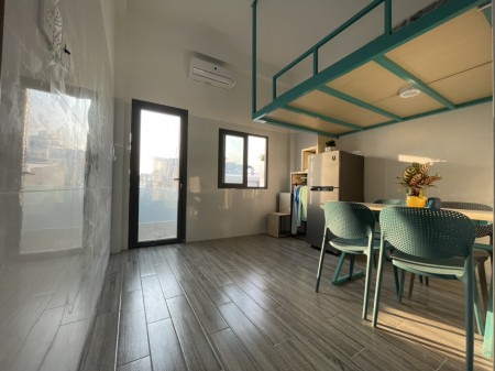 Căn hộ mới xây full nội thất ban công siêu rộng bàu cát p.12 tân bình