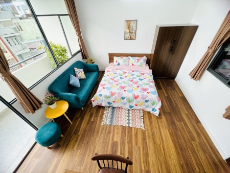 Căn 1Pn cao cấp bancon view thoáng 45m2
