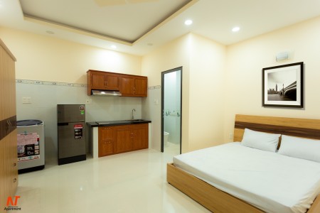 PHÒNG TRỌ CĂN HỘ MINI MỚI FULL NỘI THẤT NGAY TRUNG TÂM Q10, HẺM Ô TÔ, AN NINH TỐT