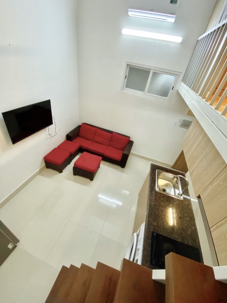 Phòng cao cấp gác lửng full nội thất, máy giặt riêng, an ninh yên tĩnh