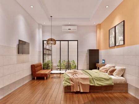 1 phòng ngủ bếp tách biệt tân phú