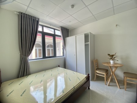 Cho thuê căn hộ studio giường đôi cửa sổ mặt tiền ngay Nơ Trang Long - Bình Thạnh
