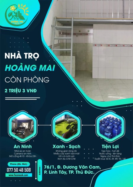 Phòng trọ giá rẻ Thủ Đức ( gần chợ Thủ Đức )