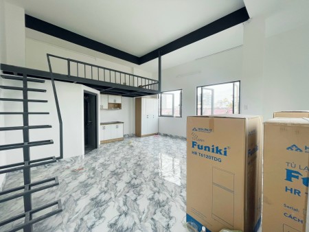 Khai trương duplex full nội thất, gác cao đứng cực rộng, ở được đông