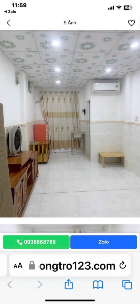 Phòng trọ Bình Thạnh cho thuê gấp, sạch đẹp, đầy đủ tiện nghi chỉ 3.5tr (Ưu tiên hộ gia đình, sv nam)