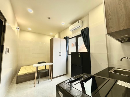 Cho Thuê Căn Hộ Studio cửa sổ trời - full nội thất - gần Ngã tư hàng xanh, Học viện cán bộ