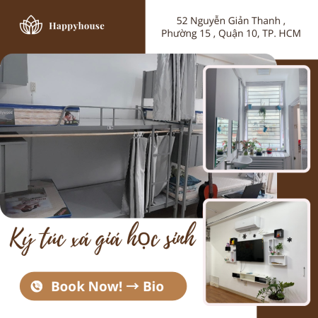 Ký Túc Xá - Quận 10 - Giá Sinh Viên