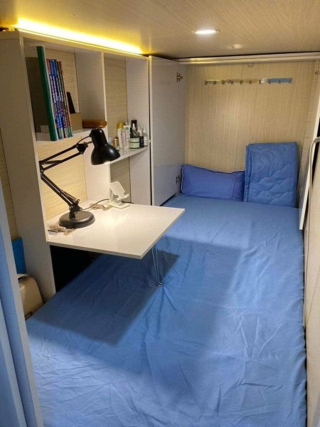 Cho thuê giường KTX ( Sleep Box ) cao cấp, Đối diện Aeon Bình Tân, full nội thất,1tr3/tháng
