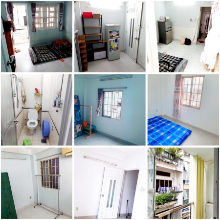 Cho Thuê Phòng nhỏ Q3,fuff nội thất.cửa sổ ban công.2tr6 3tr3