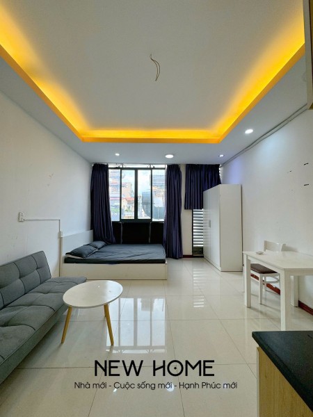 Cho thuê studio 35m2 đầy đủ nội thất cao cấp, cửa sổ lớn tại Phùng Văn Cung, Phú Nhuận gần quận 1