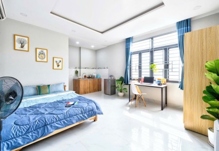 Phòng trọ 25m2 full nội thất Bình Thạnh giáp Q1, Q3, Phú Nhuận gần chợ Bà Chiểu ngay Phan Bội Châu