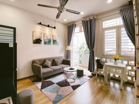  Penthouse 2 tầng 80m2 - ban công - full nội thất ngay Etown Tân Bình