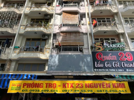 KTX gần BV Chợ Rẫy, ĐH Y Dược, an toàn cao về phòng cháy chữa cháy.