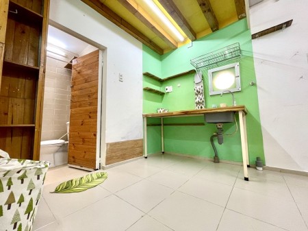 NHÀ SÂN RIÊNG 7tr6-2 PHÒNG,M.LẠNH,GÁC,WC,BẾP-Bình Thạnh[Chu Văn An-NTLong]