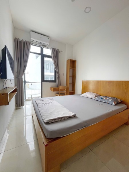 Cho thuê Studio có ban công, nội thất đầy đủ - Nơ Trang Long, Bình Thạnh gần ĐH Văn Lang CS2