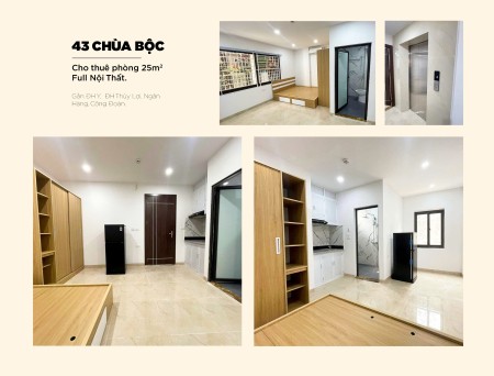 Chính chủ cho thuê phòng tại ngõ 43 Chùa Bộc nhà mới xây, full nội thất