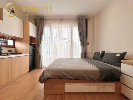 CHDV STUDIO BAN CÔNG MỚI 100% NỘI THẤT CAO CẤP GẦN SÂN BAY - CV GIA ĐỊNH
