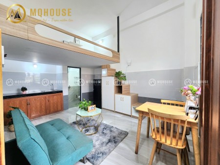 Cho thuê CHDV Duplex cửa sổ nhà mới - thang máy đối diện Etown Cộng Hoà - Ga T3