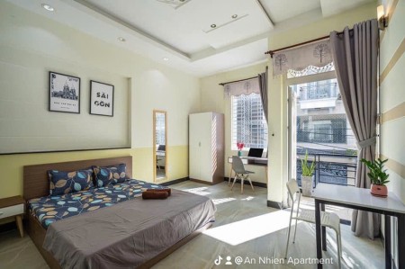CĂN HỘ 1PN - BAN CÔNG - THANG MÁY - NGAY UBND P19 - AN NINH - TIỆN ÍCH NHIỀU