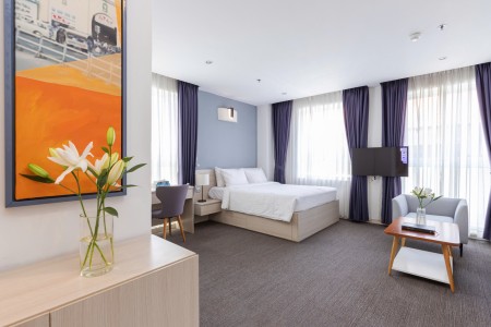 Cho thuê Căn hộ, Thoáng mát, Full nội thất - Gần Khu K300, Chợ Hoàng Hoa Thám, ETOWN Cộng Hòa