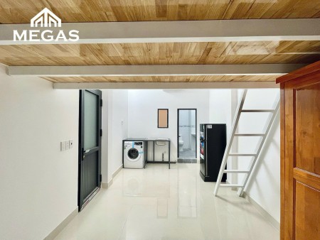 Hình Thật_Căn hộ xây mới, Gác cao 2M, Máy giặt riêng - Gần SVĐ Phú Thọ, khu Bắc Hải, ĐH Bách Khoa