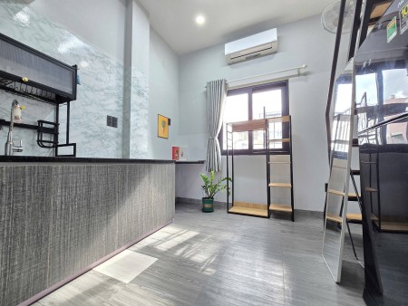 Cho Thuê Phòng Có Gác, Nhà Mới Thang Máy, Thoáng Mát, Full Nội Thất Bình Thạnh, gần chợ Bà Chiểu