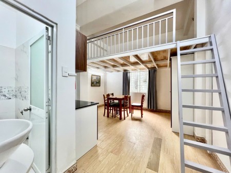 CHO THUÊ CĂN HỘ DUPLEX NỘI THẤT ĐẸP GẦN ĐẠI HỌC CÔNG THƯƠNG GIÁ CHỈ 5tr5