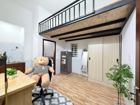 CHO THUÊ CĂN HỘ DUPLEX NỘI THẤT ĐẸP GẦN ĐẠI HỌC CÔNG THƯƠNG GIÁ CHỈ 4tr2