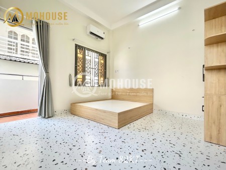 Phòng Cho Thuê Bình Thạnh Ban Công, Thoáng Mát, Full Nội Thất gần chợ Bà Chiểu giáp Q1