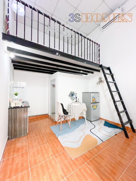 Phòng gác cao 2m giá rẻ gần Tân Sơn, sân Gofl, Phạm Văn Bạch, Bùi Quang Là, Nguyễn Tư Giản