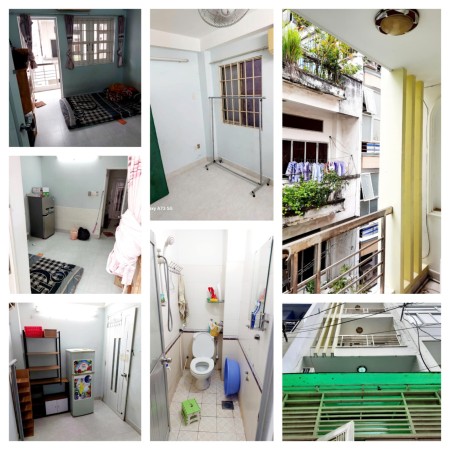 Cho Thuê Phòng Q3 fuff nội thất cửa sổ ban công.mới keng.2tr6 3tr4