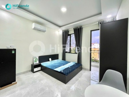 PHÒNG GIÁ RẺ - BAN CÔNG - FULL NỘI THẤT MỚI XÂY NGAY MẶT ĐƯỜNG TRƯỜNG CHINH - CVPM QUANG TRUNG
