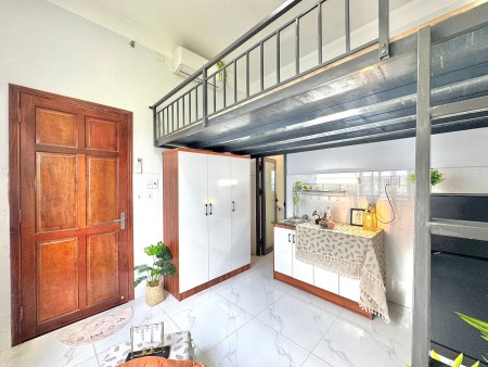 CHO THUÊ PHÒNG GIÁ RẺ - FULL NỘI THẤT - CỬA SỔ TRỜI NGAY NGUYỄN VĂN KHỐI - CV LÀNG HOA - THỐNG NHẤT