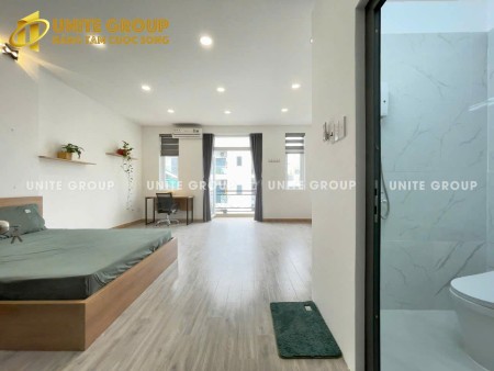 Cho thuê căn hộ studio ban công/ cửa sổ, full nội thất tại p.Tân Quy, q.7 gần Lotte, RMIT, TDTU