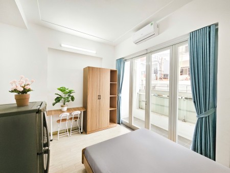 Cho thuê căn hộ studio có ban công/ cửa sổ, full nt p.Tân Kiểng, q.7 gần Lotte, RMIT, TDTU, SCVivo