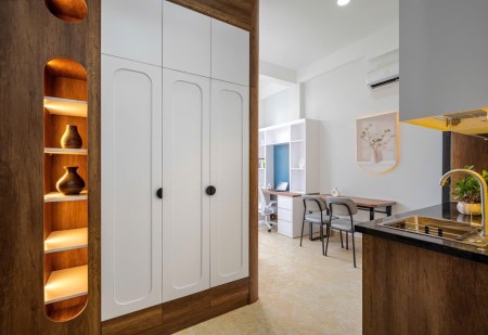 Căn Hộ Dịch Vụ Full Nội Thất Gần cầu Thị Nghè, Thảo Cầm Viên Quận 1, Thiết Kế Đẹp