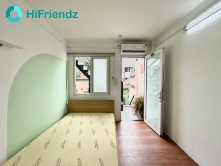 Phòng trọ giá rẻ cho thuê gần ĐH UEF Q3 phòng cửa sổ, ban công thoáng mát