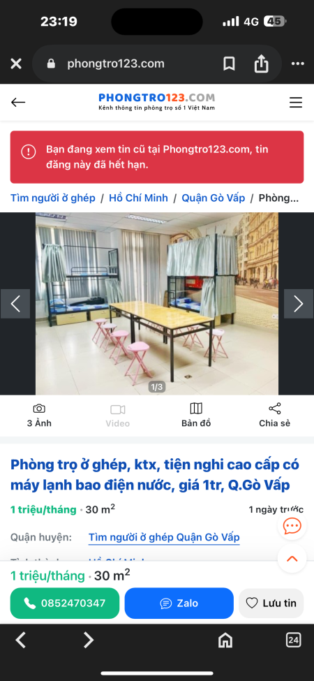 paat lại phong ktx o 688/91 quang trung