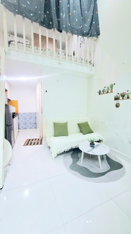 CHO THUÊ CĂN HỘ DỊCH VỤ HẺM 588/41 HUỲNH TẤN PHÁT QUẬN 7 - GIÁ : 4,8TR / THÁNG ĐẦY ĐỦ NỘI THẤT