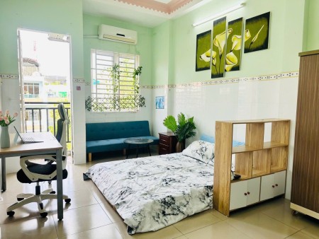 Cho thuê căn hộ Studio Ban công thoáng Q4 gần cầu Calmette, Ông Lãnh, Kênh Tẻ, công viên Khánh Hội