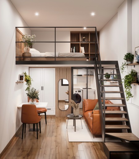 CĂN HỘ MỚI XÂY PHÒNG Duplex/Gác GẦN ĐẠI HỌC VĂN LANG và ĐẠI HỌC CÔNG NGHIỆP TP CHM