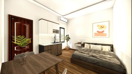 Phòng trọ full Nội Thất 25m2 ở Tân Cảng Gần Landmark81 Q1 Q2