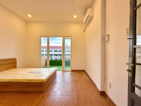 CHO THUÊ PHÒNG TRỌ FULL NỘI THẤT BAN CÔNG 30M2 CẠNH ĐẠI HỌC VĂN LANG ( ĐẶNG THUỲ TRÂM )