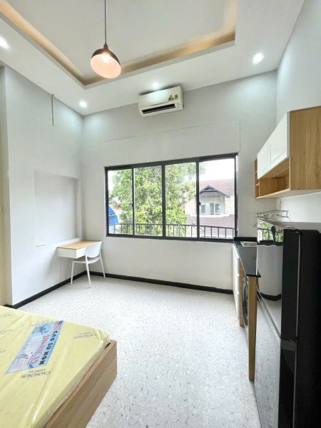 CHO THUÊ PHÒNG TRỌ 35M2 FULL NỘI THẤT, MÁY GIẶT RIÊNG, CỬA SỔ LỚN, BÌNH THẠNH, GẦN ĐẠI HỌC VĂN LANG