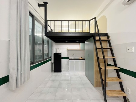 PHÒNG TRỌ DUPLEX – GÁC CAO, CỬA SỔ LỚN – FULL NỘI THẤT, GẦN ĐH HUTECH, UTH, HỒNG BÀNG, UEF, CĐ FPT